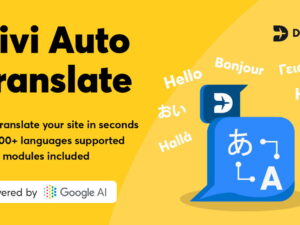 Divi Auto Translate